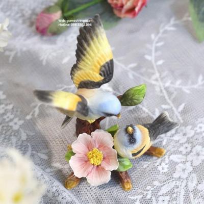 TƯỢNG SỨ ĐÔI CHIM XANH – HẠNH PHÚC LỨA ĐÔI